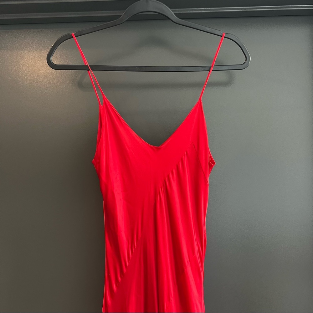 Cult Gaia Crissy gown maxi dress in red Size medium - Picture 11 of 11